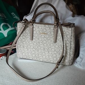 EUC Calvin Klein Logo Bag